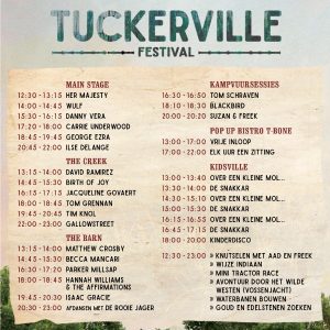 tuckerville-tijdschema